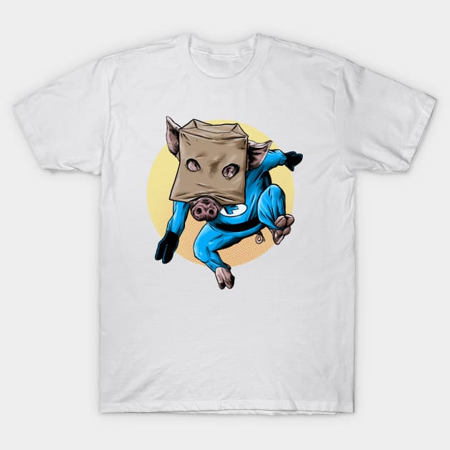 The Amazing Bag-Pig! T-Shirt by ThirteenthFloor